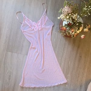 RAMPAGE Baby Pink sheer slip